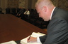 Signing the Wisconsin Roll of Attorneys at the Capital