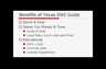 The Texas DWI Guide is a leading resource for information about DWI DUi in Texas. This video is a quick overview of the contents and value of TexasDWIGuide.com