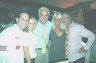 Merle and Dan Weiss and friends take a moment from dinner at Prime 112 for a photo op and a chat about property taxes with Florida Governor Charlie Crist.