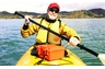 On a kayaking trip with my family