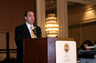 Mr. Leighton delivering a speech at the Association of Trial Lawyers of America Annual Convention.