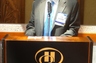 Mr. Leighton speaking to the Academy of Trial Advocacy in San Francisco, of which he is the Chairman.