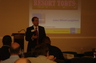 John Leighton addresses attorneys at the Resort Tort seminar in Orlando sponsored by the Orange County Bar Association April 29, 2010. The seminar provided 5.5 hours of continuing legal education credit to over 60 lawyers in attendance.