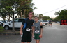 Brad Edwards and Christina Fitch at the finish line of the Broward Victim’s Rights Coalition's Run to Remember 5K