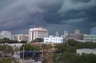 Clouds rolled in as I was preparing for court.