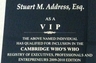 Cambridge Who's Who Plaque