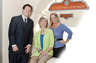 From left to right; Attorneys Andrew T. Windle, Wendy L. Aikin, and Brenda L. London at the entrance of The Aikin Family Law Group's Building.