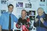 Professional boxer Mike Weisberg is my first and only Sports Agency Client.  Mike is 1-0 with one knockout.  He is pictured here between me and his trainer Bud Lakin.