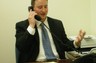 Attorney Palmucci hard at work in his office.