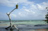 Preserved beach in Playa Del Carmen, Mexico, where the Mexican government required the developer to maintain preserved land in exchange for approval to rebuild after hurricane.