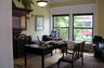 My office, overlooking downtown Hoboken.  The large fireplace (not visible in the photo) makes it very comfortable.