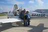 Chris, an avid pilot, and his family