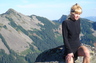 On the summit of Humpback Mtn. near Snoqualmie Pass, WA, 2010.