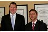SC Associate Attorney Tyler Burns (L) and NC Associate Attorney Greg Spink (R)