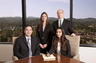 Los Angeles Divorce Attorney Christopher C. Melcher with partner Peter M. Walzer and associates Jennifer M. Musika and Leena S. Hingnikar
