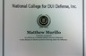 National College of DUI Defense, Inc. Membership Certificate