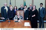 Attending the signing of Senate Bill 5798, amending Washington's Medical Use of Marijuana Act, by Governor Chris Gregoire