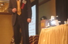 Kevin Trombold speaking at a lawyers conference