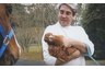 Jablonski the Polish Chicken - green eggs too. Don't ask. Oh, the horse 's name is 218 (yeah, a whole other story).