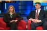Todd with Jamie Leigh Jones on the set of CNN News.