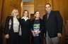 After having been sworn into the Supreme Court of the United States, Tax Attorney Christin Bucci met one of her mentors Justice Ruth Bader Ginsberg. Justice Ginsberg, nominated by President Clinton, was sworn in 1993 as the first Jewish female member.
