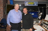 Mr. Head with Talk Show Host Adam Goldfein at WSB News-Talk Radio, June 2011. Mr. Head was on the Saturday afternoon program for two full hours.