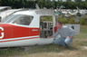 Severe Personal Injury & Wrongful Death Attorney Marc Lenahan examining fuselage at Air Salvage.