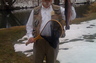 I don't always fish in a starched shirt and suit pants. Driving from client appointment in NW Ohio to Columbus one late Winter day, stopped to fish for an hour at the Zanesfield Rod & Gun Club.  Caught this 4lb rainbow trout on first cast!