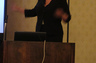 Jake Marcus speaking to a conference of healthcare workers in New Orleans.