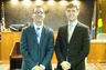William Trudgeon (left). Scott Zochowski (right). Attorney admission ceremony for Mr. Trudgeon, Oakland County Circuit Court.