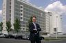 Craig D. Robins, Esq. in front of the Federal Courthouse in Central Islip which contains the Bankruptcy Court for the Eastern District of new York