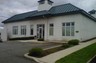 Front of Law Building, on the Medi-center side.